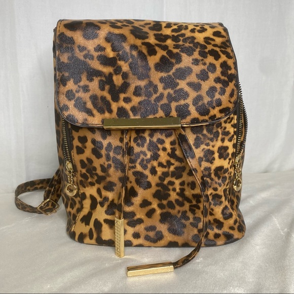 SHEIN Handbags - Leopard Print Backpack